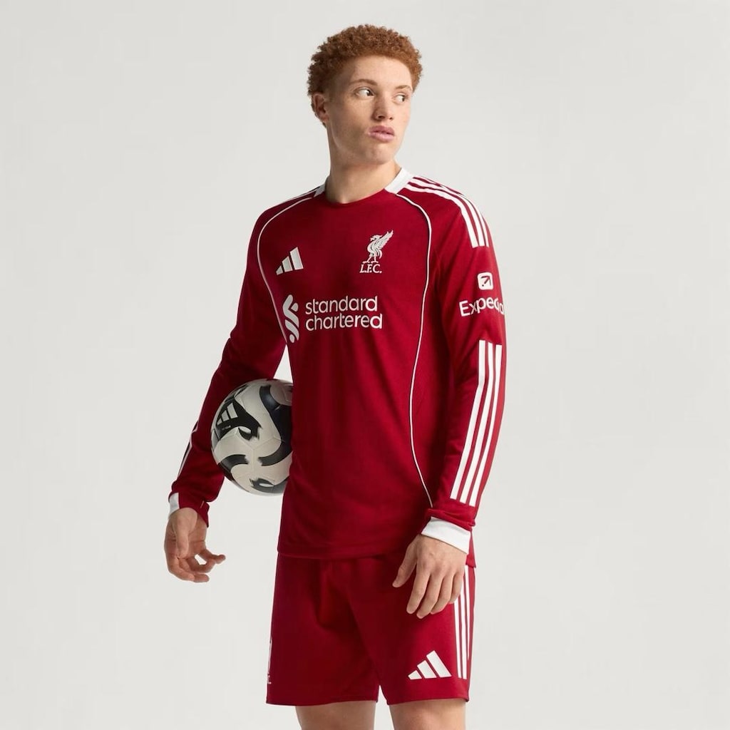 Liverpool Home Authentic Jersey Long Sleeve/ Uzun Kol Ev / Beden:L - 5