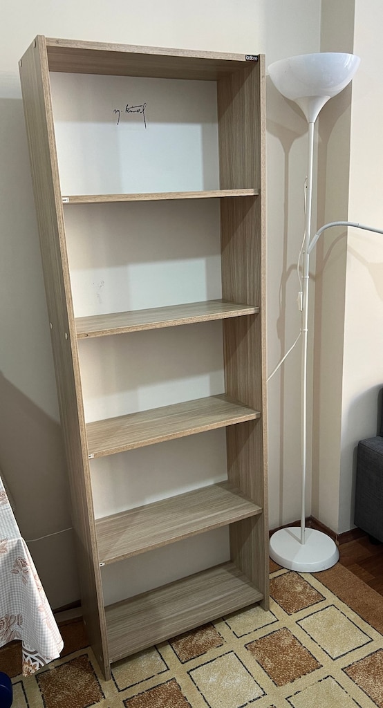Adore Mobilya Max 5 Raflı Kitaplık Meşe (170x58x23cm) - 2