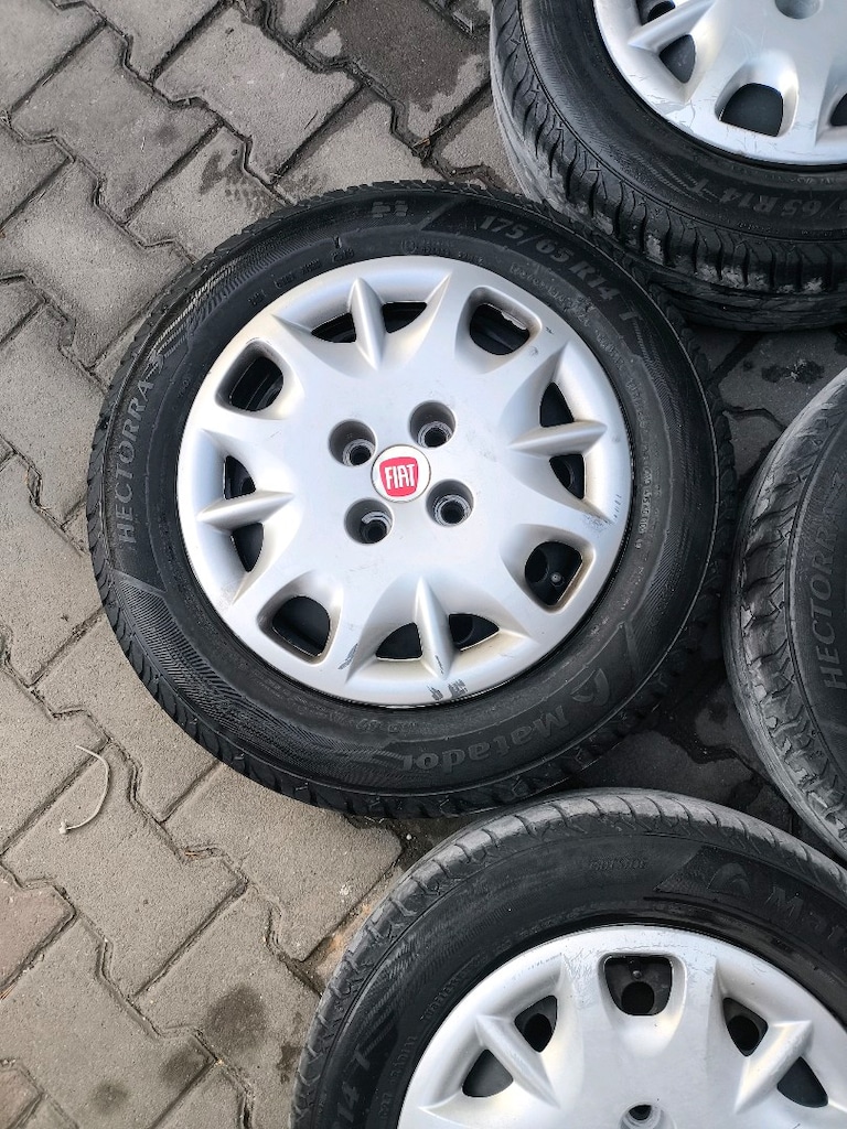 14" TENEKE JANT LASTİK KAPAK TAKIM 4*100 - 4