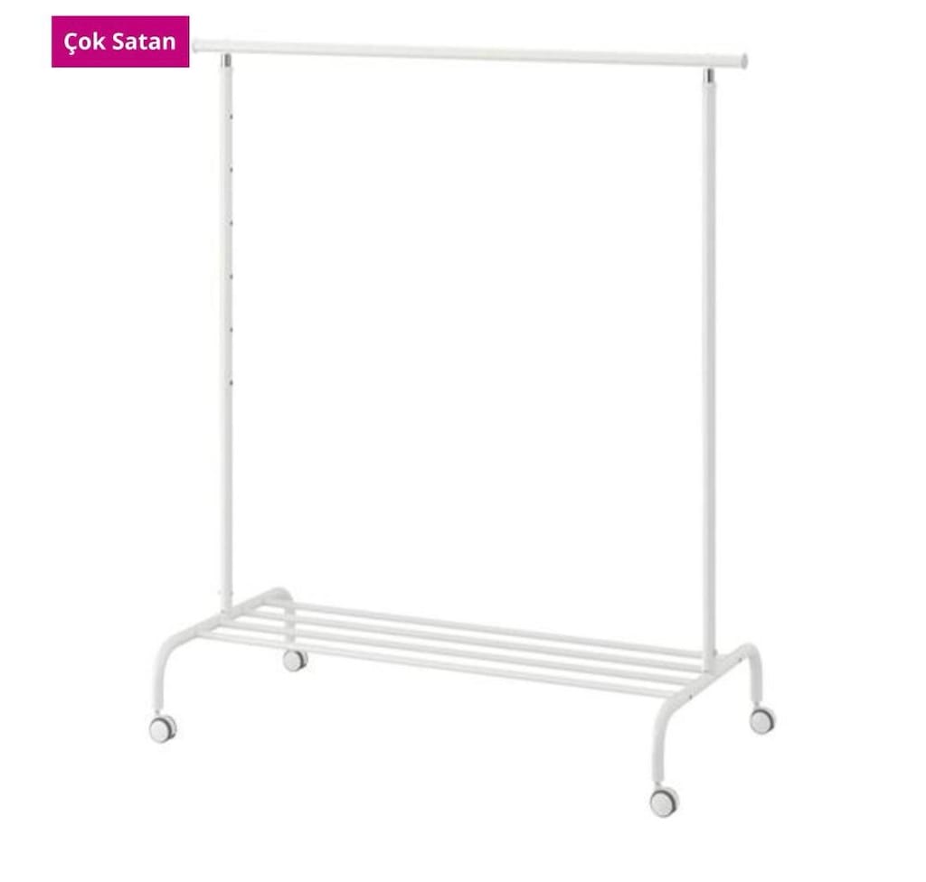 Ikea metal ayaklı açık raf - 2