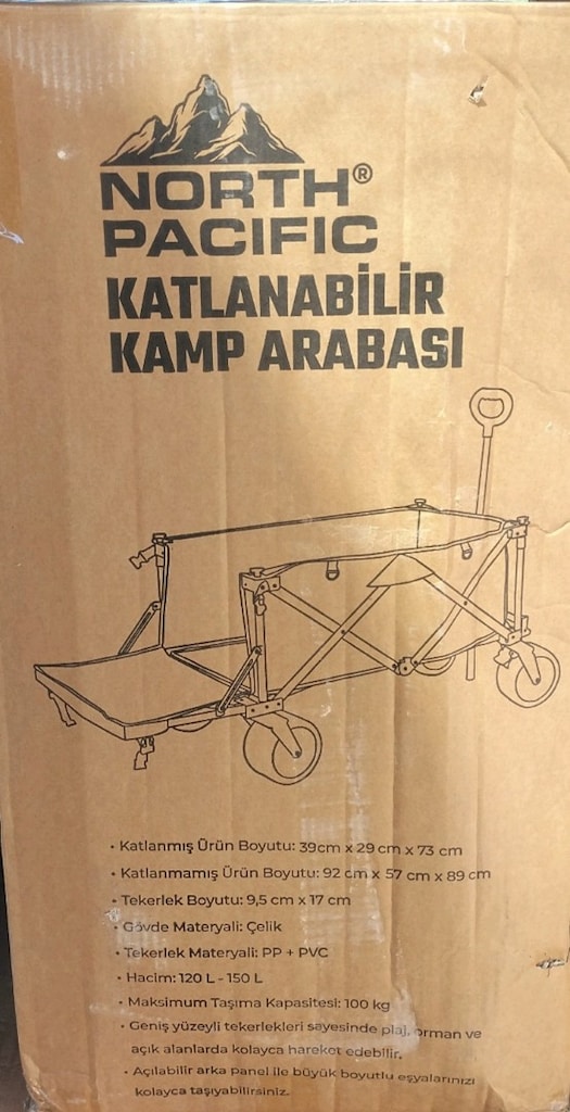 NORT PACIFIC KATLANA BİLEN KAMP ARABASI