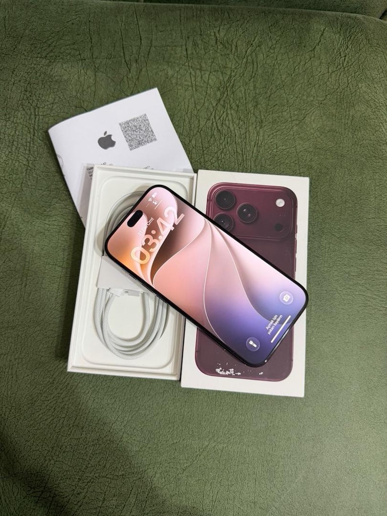 iPhone 18pro (23 ay garantili pil 100) - 4