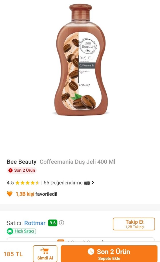 2 adet bee beauty duş jeli - 2