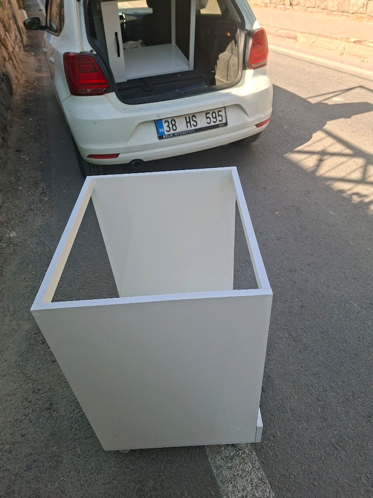 Çekmeceli Ankastre Kabin Modül Dolabı Sıfır STANDART ölçülerde - 4