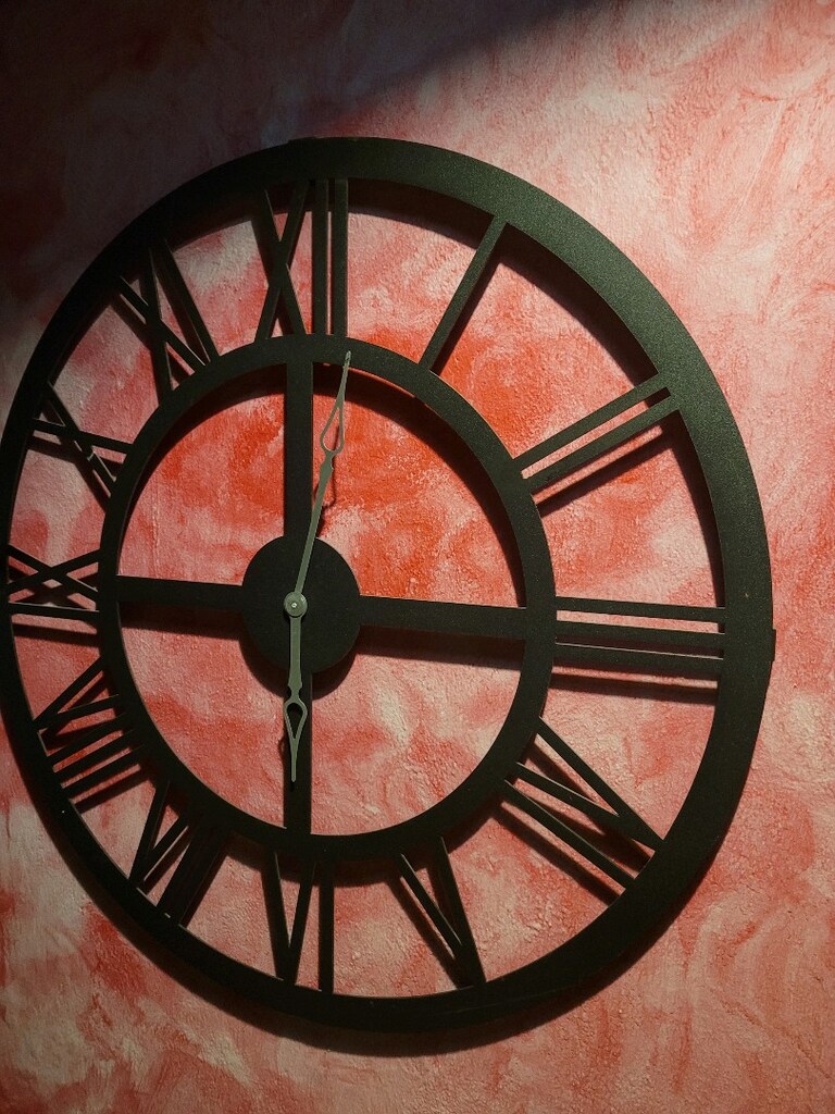 Saat Duvar Orijinal Dev 80cm Çap Ağır bugüne ozel - 3