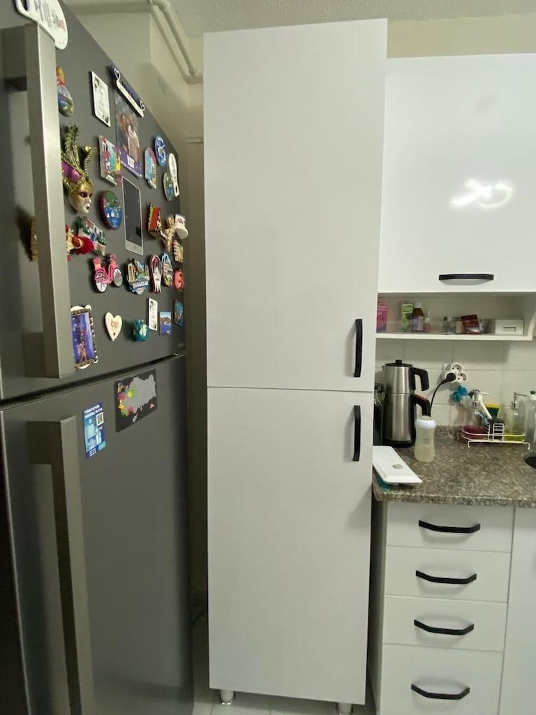 mutfak için kiler dolabı 2 kapak 8 raflı - 3