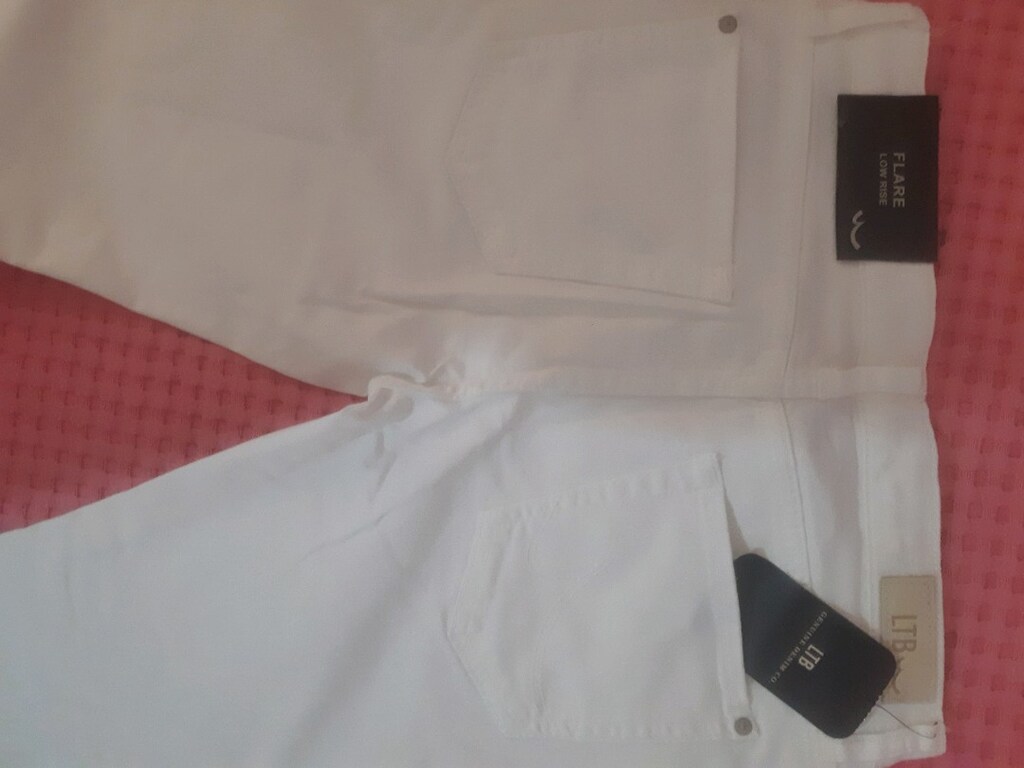 LTB marka kadın beyaz jean etiketi üzerinde - 4