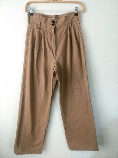 PULL&BEAR camel renk baggy pantolon