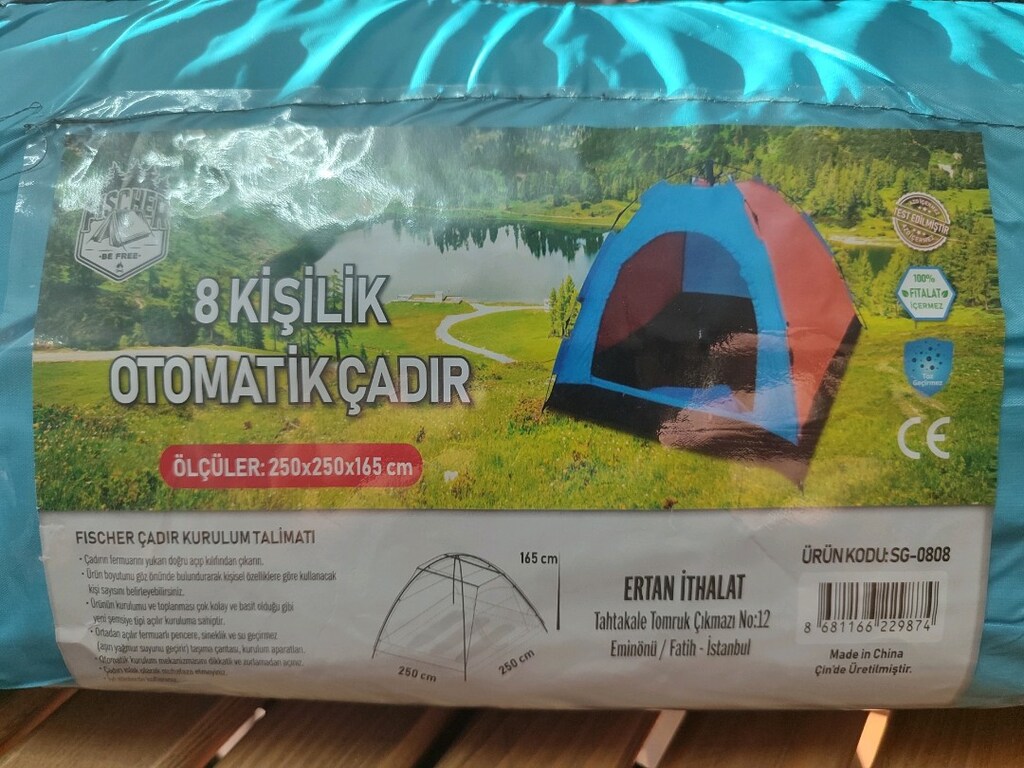 8 kişilik otomatik çadır - 2