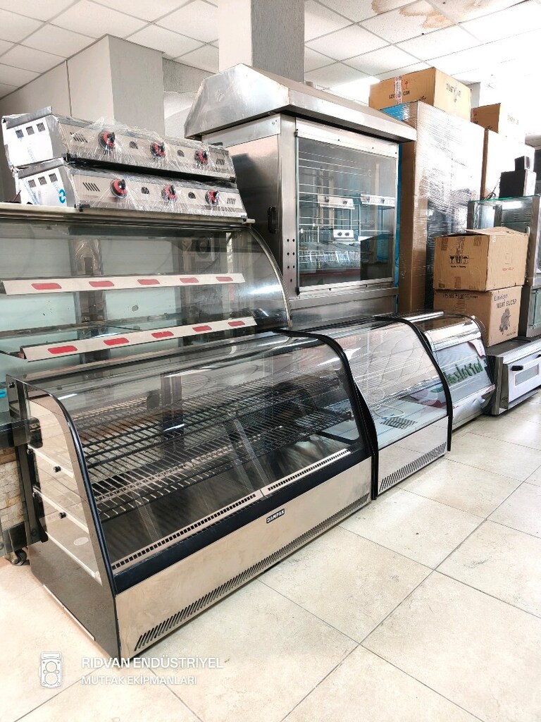 set üstü pasta dolabı set üstü soğutuculu ısıtıcılı vitrin dolap - 8