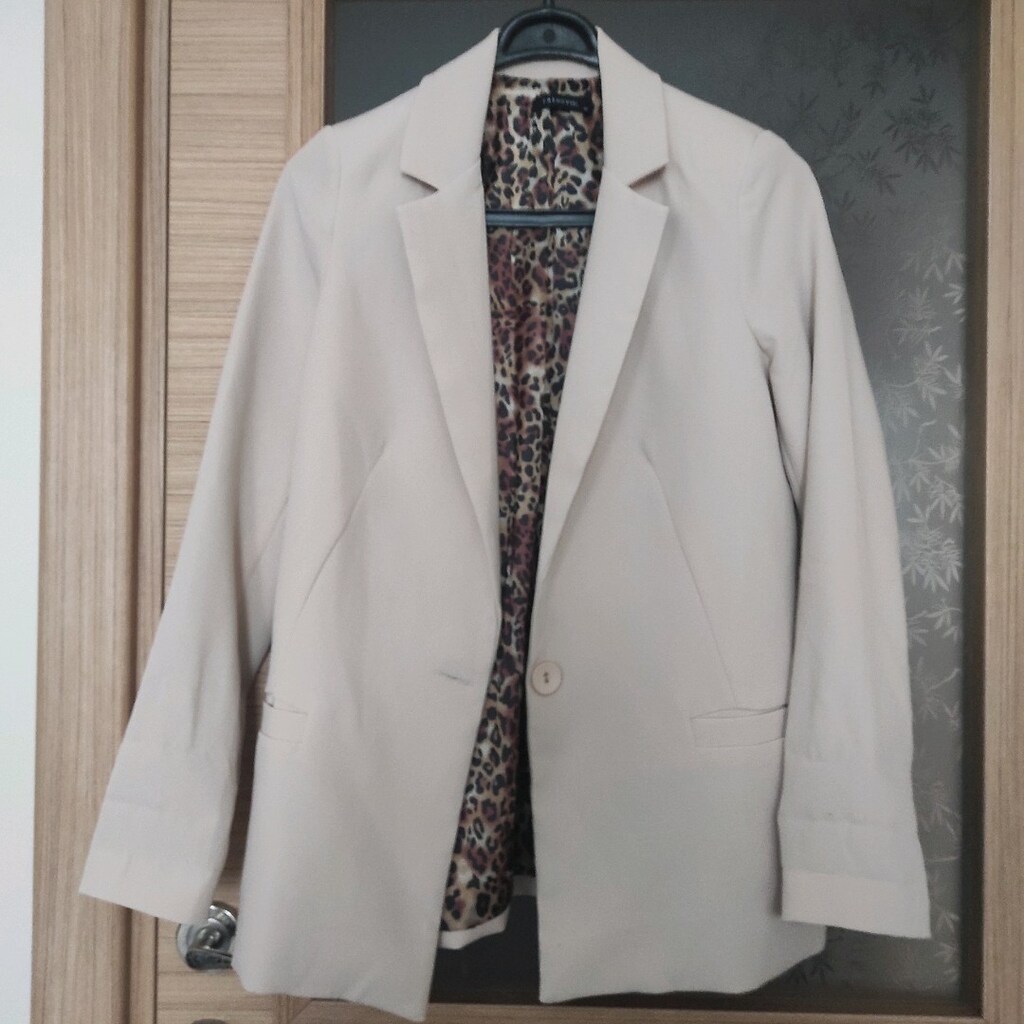 leopar astarlı ceket - 4