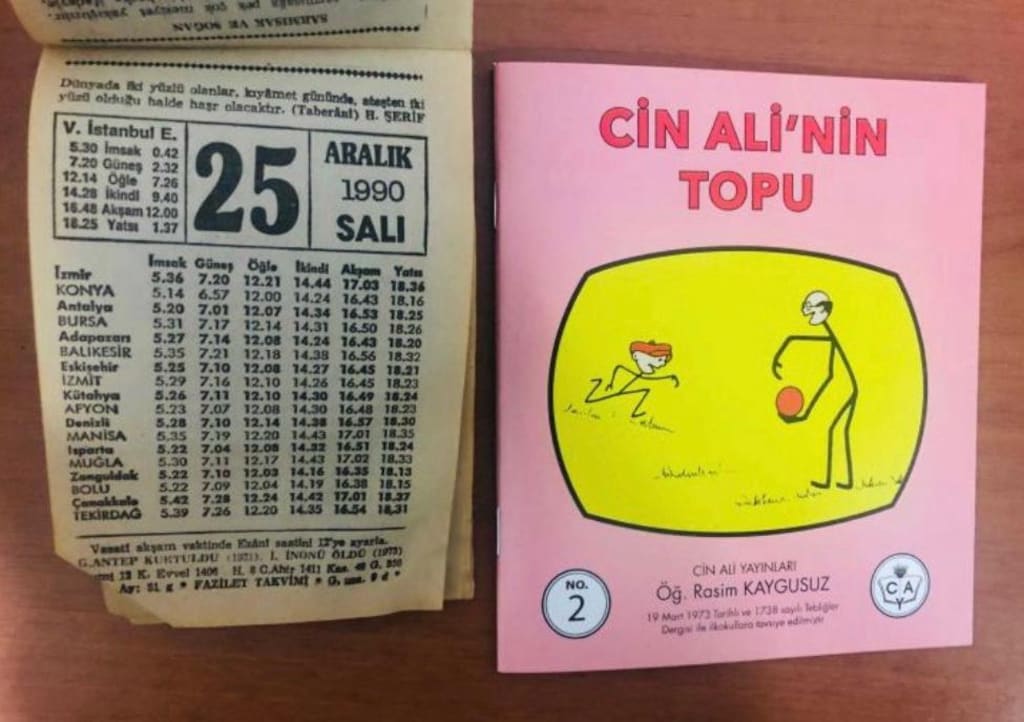 Eski Yıllara Ait Orijinal Hediyelik Takvim Yaprağı - 6