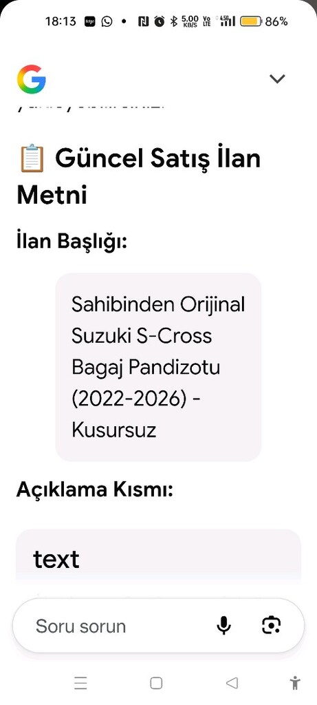 Suzuki s-cros bagaj - 6