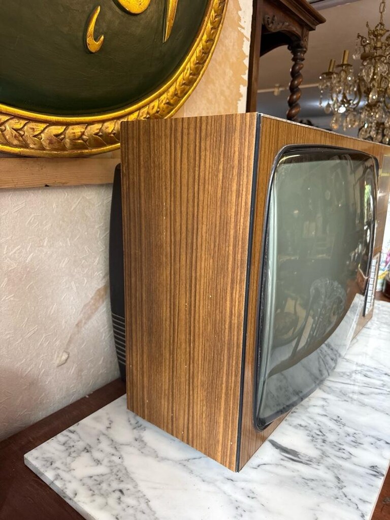 dekorluk eski tv ahsap kasa - 4