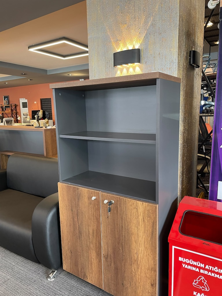 KLAS OFİS ÜSKÜDAR 80x150x40 cm DOVI AÇIK DOSYA DOLABI - 4