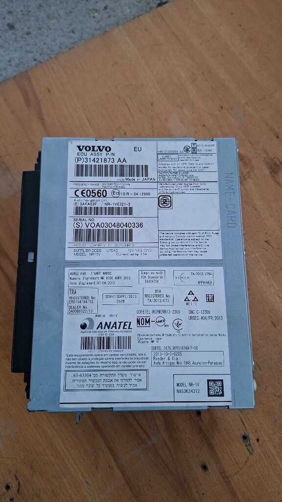 VOLVO V40 V40CC XC60 S80 V70 XC70 Radyo Teyp CD DVD Navigasyon 2011-19 - 9