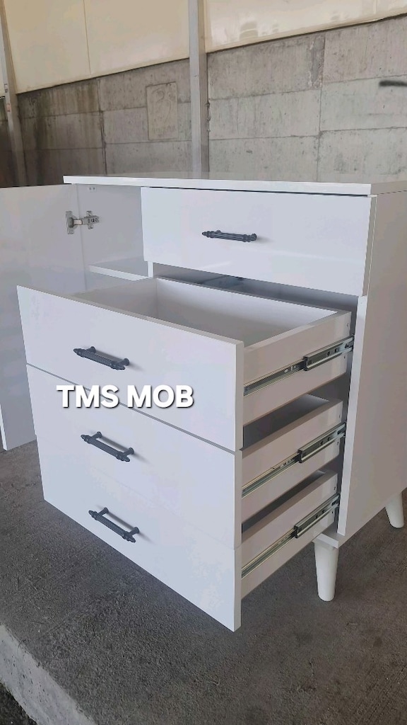 Şifonyer Mdf 3 açılır teleskopik ray sistemi 1.sınıf Mdf 1.kalite - 3