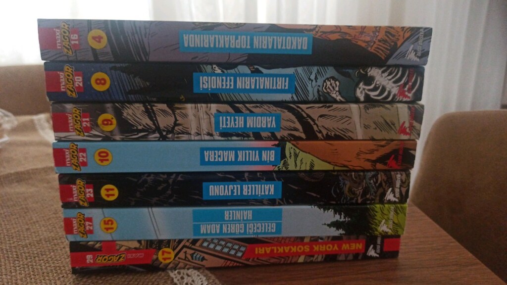 Maxi Zagor Tam Macera Kalın Ciltler