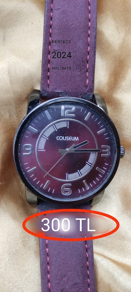 KOL SAATİ + YENİ PİL. KORDON FİYATINA. KUSURSUZ 300 TL - 2