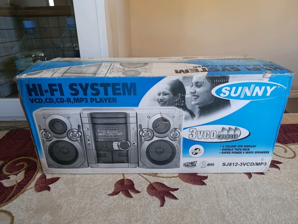 SUNNY Hİ-Fİ MÜZİK SİSTEMİ KASETÇALAR RADYO KUTULU TAM TAKIM - 7