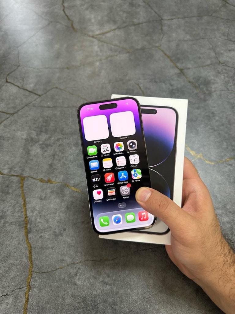 iPhone 14 Pro yurtiçi kutulu çift sim pasaport kayıtlı 256 gb - 8