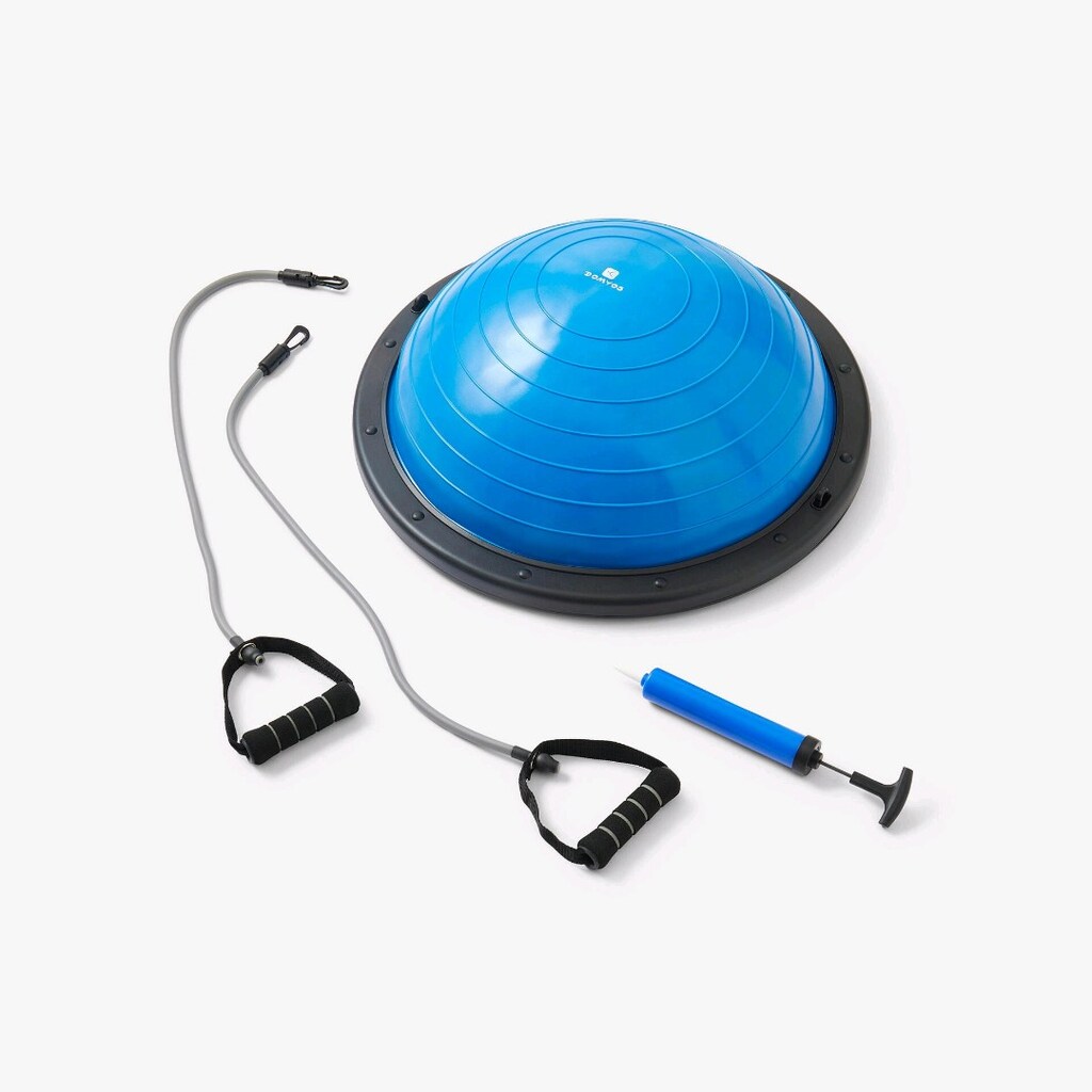 Pilates Denge Topu Denge Aleti (Mavi) 46 cm Bosu Topu - 2