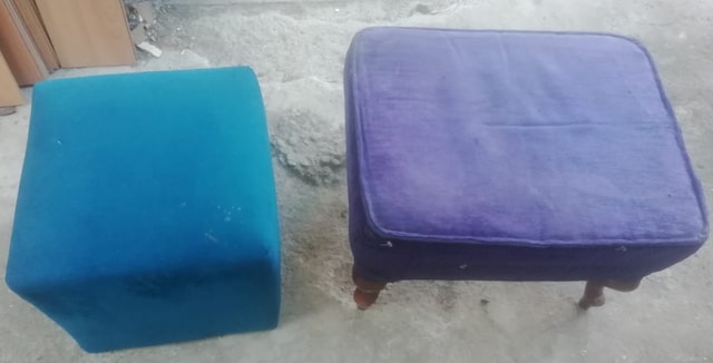PUF OTURAKLAR 2 adet ve 2 FARKLI MODEL DETAYLARI OKUMADAN YAZMAYINIZ - 2