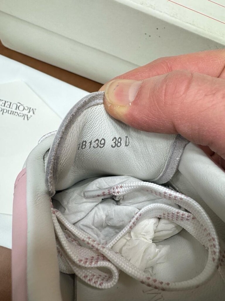 ALEXANDER MCQUEEN PEMBE SPOR AYAKKABI 38 NUMARA - 9