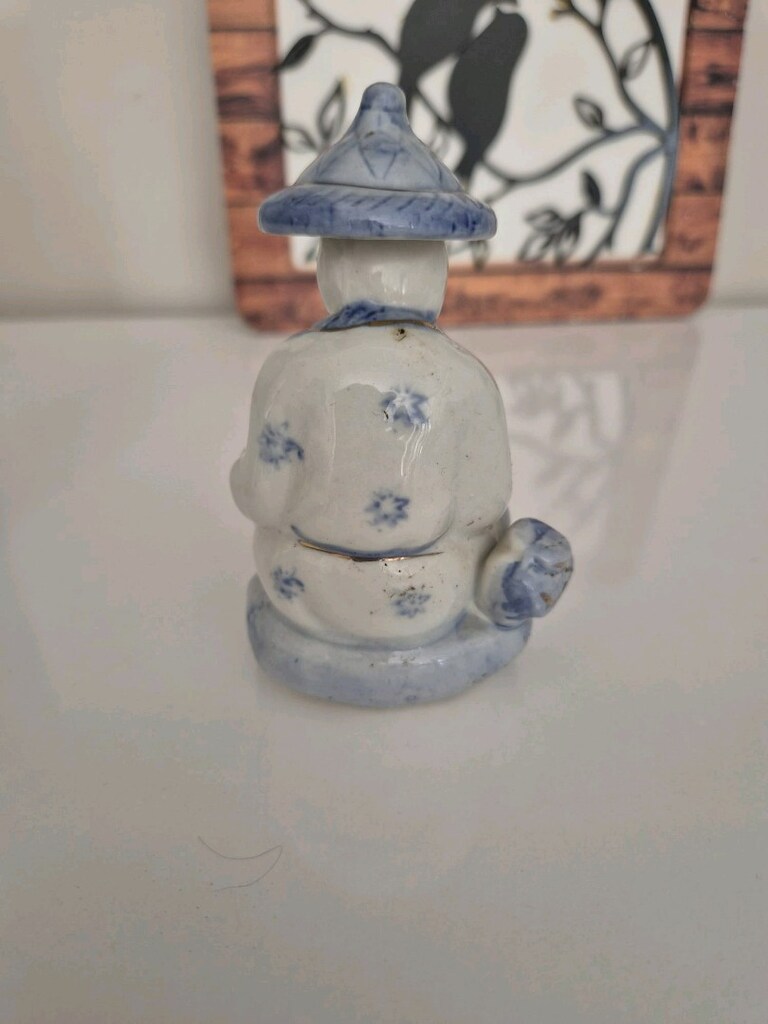 vintage balıkçı figurlu biblo - 4
