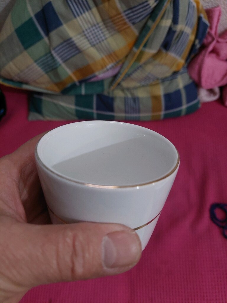 Vintage Ülkü seramik fincan bardak. Herhangi bir deformesi yoktur. - 6