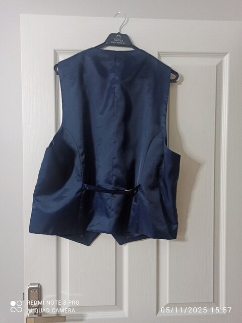 yeni gabardin kumaş yelek