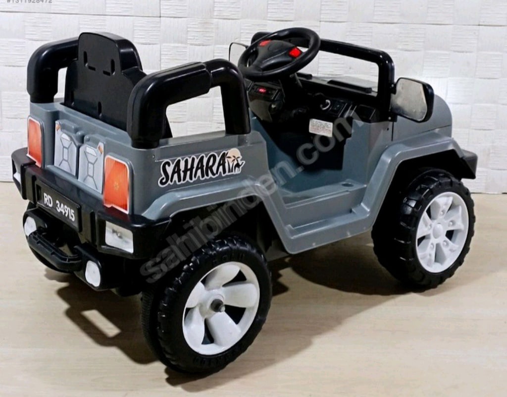 Akülü araba 12 volt çift motorlu aküsü sıfır paketinde - 5