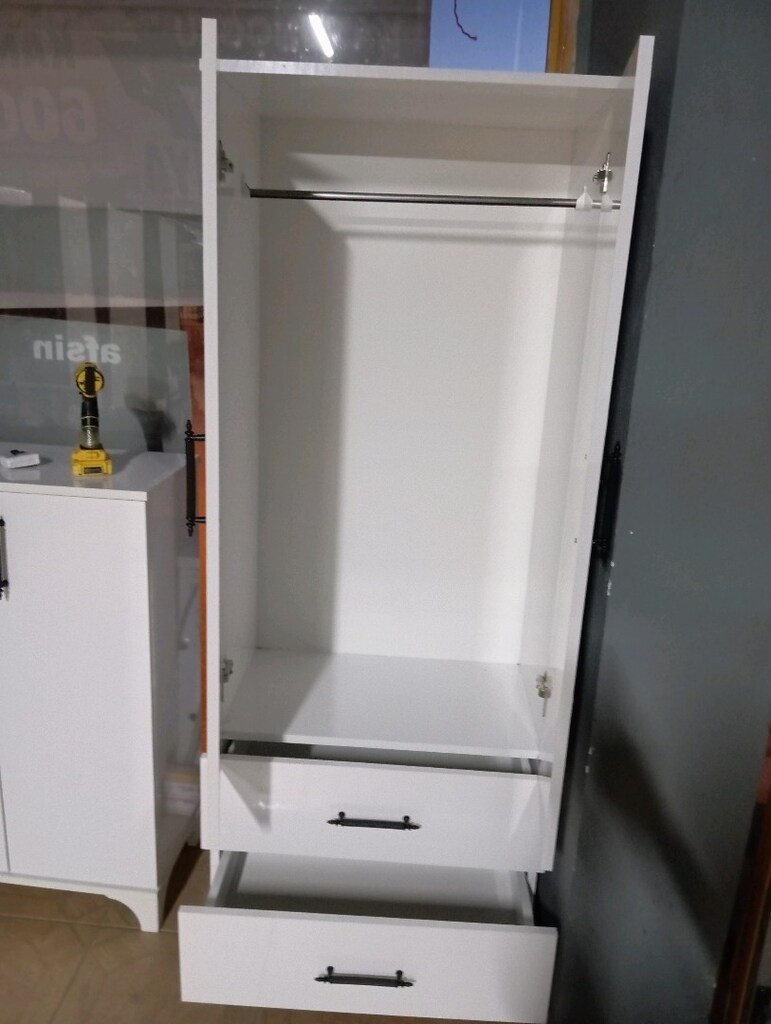 sıfır iki kapaklı elbise dolabı - 4
