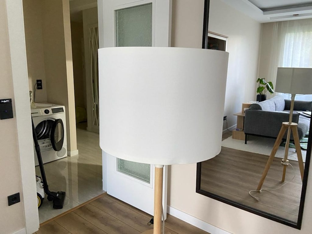 IKEA| LAUTERS dişbudak-beyaz yer lambası - 2