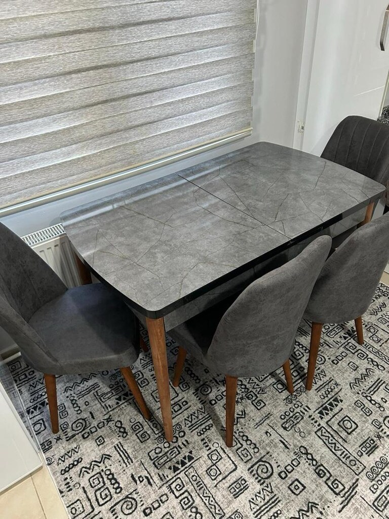 masa sandalye takımı 6 sandalye 1 masa renk seçenekleri mevcut - 3