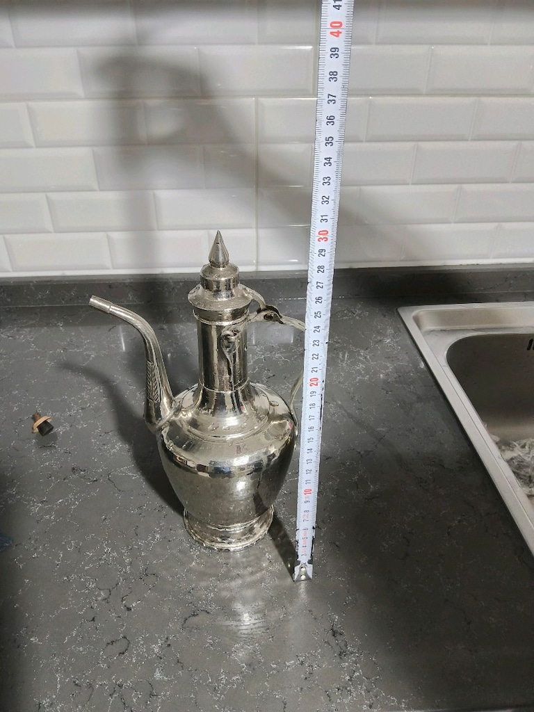 Bakır İşlemeli ibrik Vintage - 2