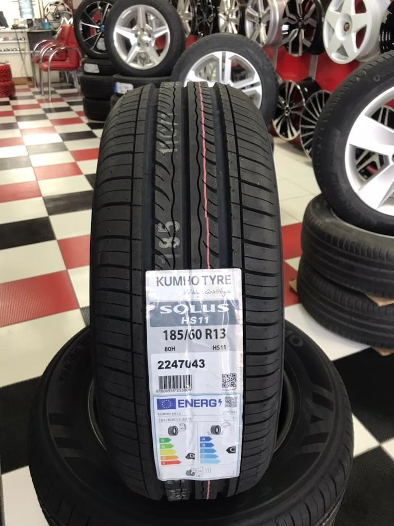 Lastik KUMHO sıfır 185/60/13 solus mevsim yazlık yeni sıfır lastik - 2