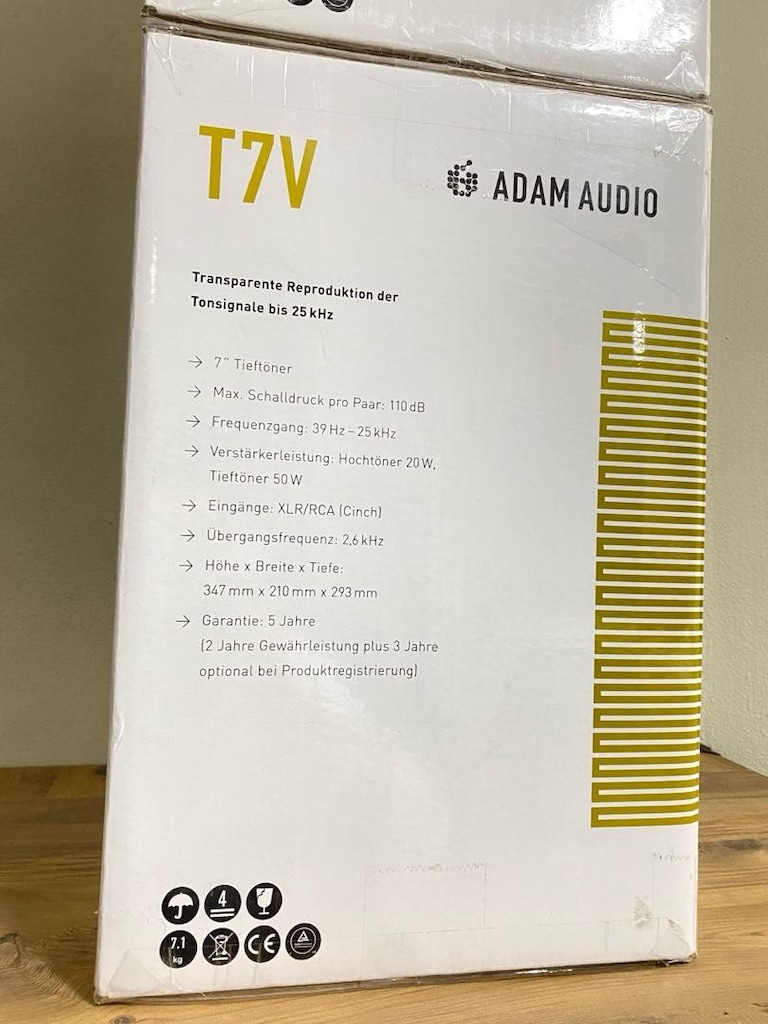 SIFIR KAPALI KUTU ADAM AUDİO T7V STÜDYO MONİTÖRÜ (ÇİFT) UYGUN FİYAT - 3