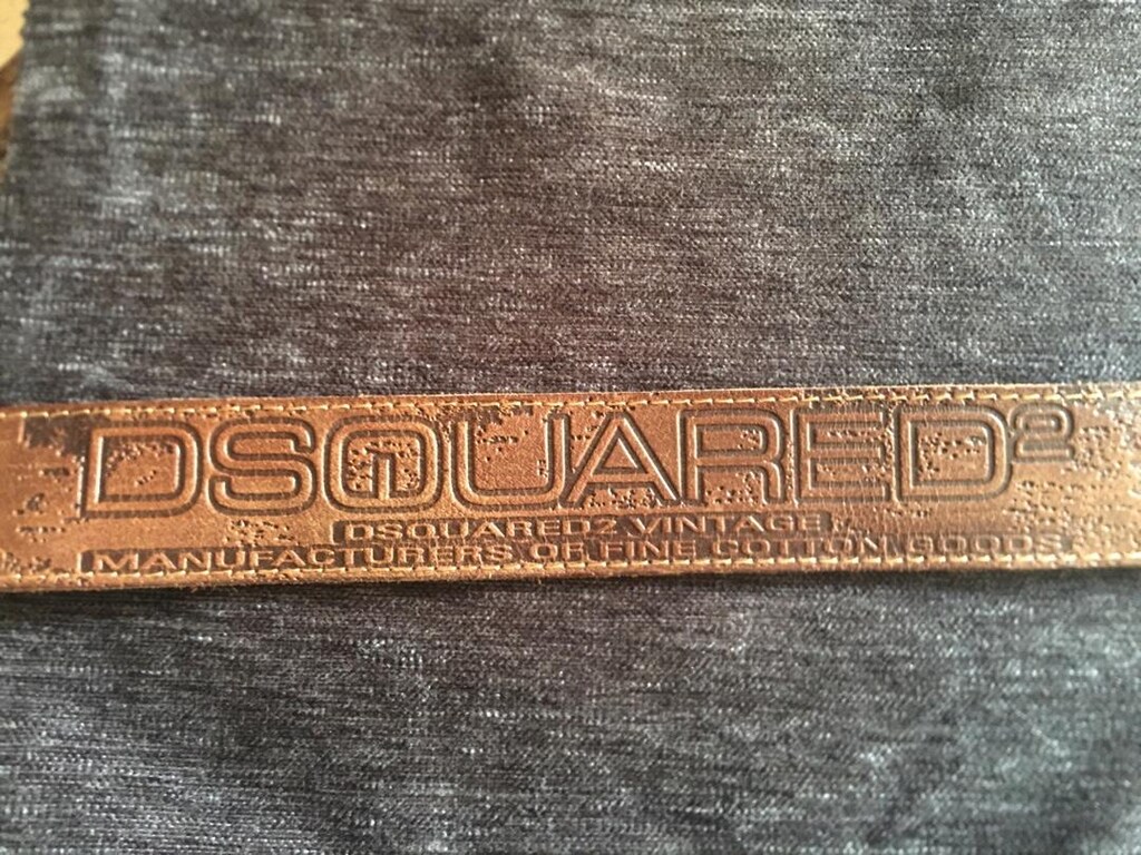DSQUARED2 Red Vintage Deri Kemer - 2