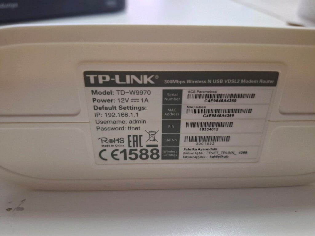 TP-LINK TD-W9970 MODEM - 3