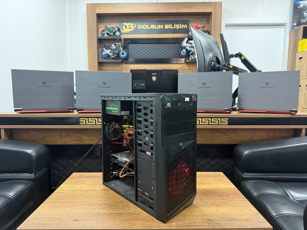 PowerBoost Kasa AMD Ryzen 5 1600 8GB RAM 240GB+240GB SSD Bilgisayar - 2