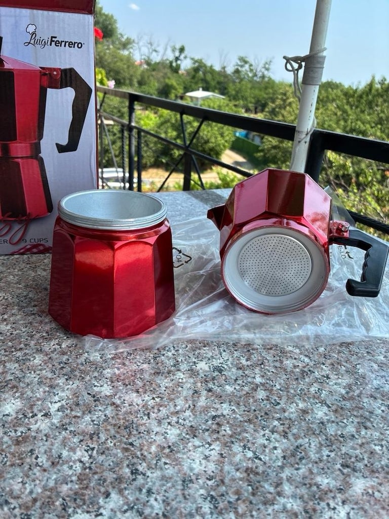 luigi ferrero marka moka pot( klasik kahve makinası) - 6