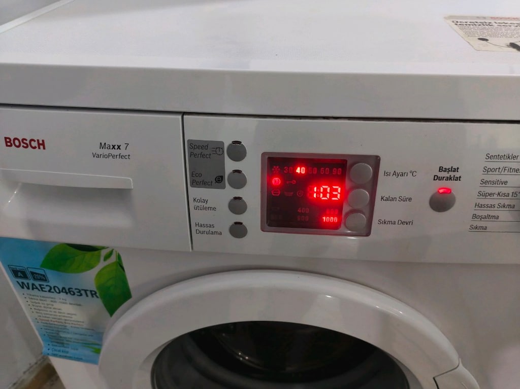 Bosch maxx7 serisi 7 kg dijital ekran çok temiz çamaşır makinesi - 3
