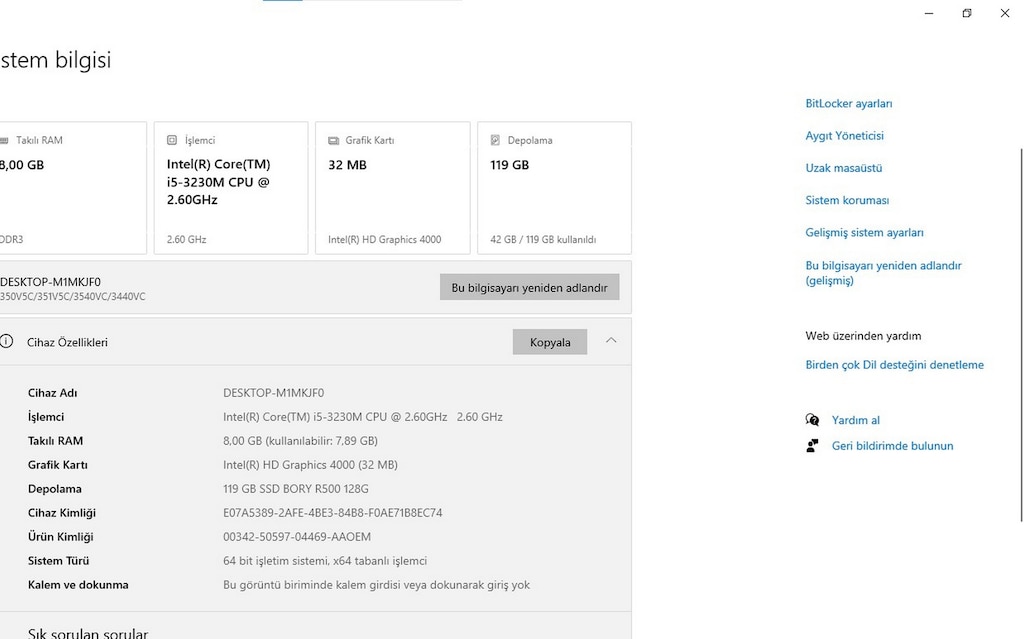 Samsung NP350E7C-S01TR İ5-3230M 8GB 128GB HD4000 17.3" Notebook - 5