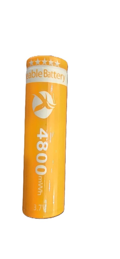 18650 Şarjlı Pil 3.7V 4800 mWh Yüksek Kapasiteli Lityum İyon - 2