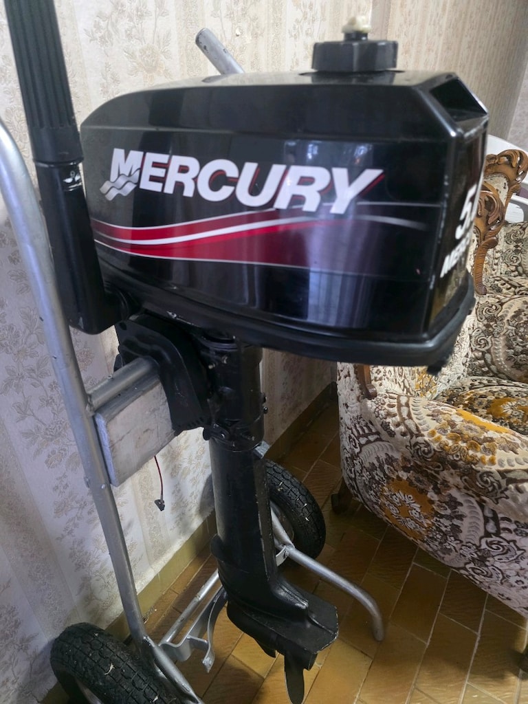 3.50 FİBER TEKNE + 5HP MERCURY MOTOR LİMAN KAYITLI. - 11
