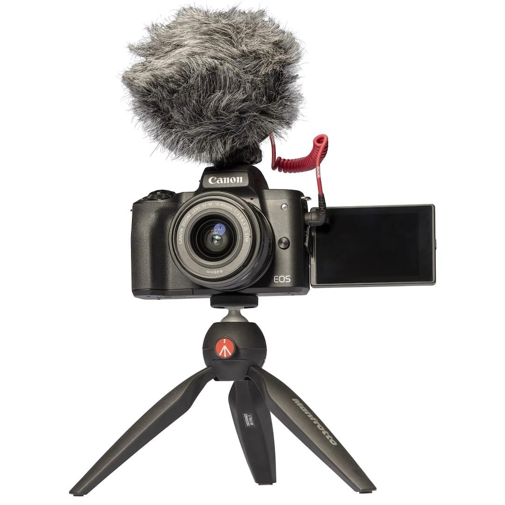 CANON EOS M50 BK M15-45 IS Vlogger Kit (Sıfırdan Farksız) - 11