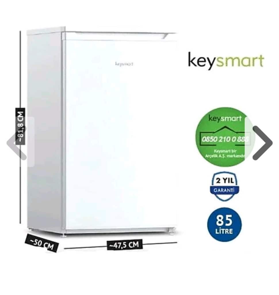 sıfır açılmmş ambalajında 2 yıl garantili keysmart büro tipi buzdolabı