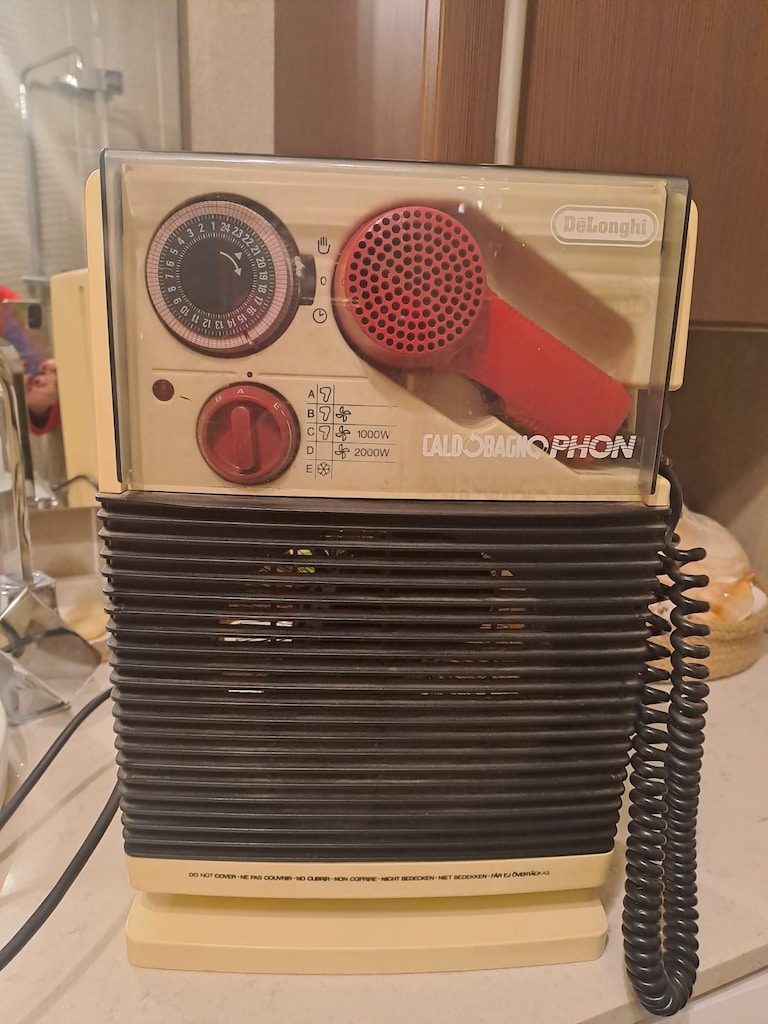 SON FİYAT - Vintage DeLonghi Caldo Bagno Phon (Çalışır, Orijinal)