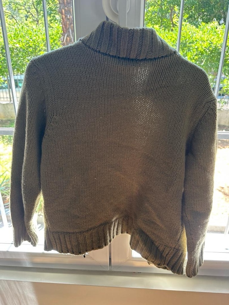 BENETTON YÜN YEŞİL HIRKA (MEDIUM) - 2